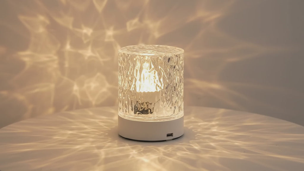 Water Ripple Night Light with Remote, 16 Colours | Mistglow Home
